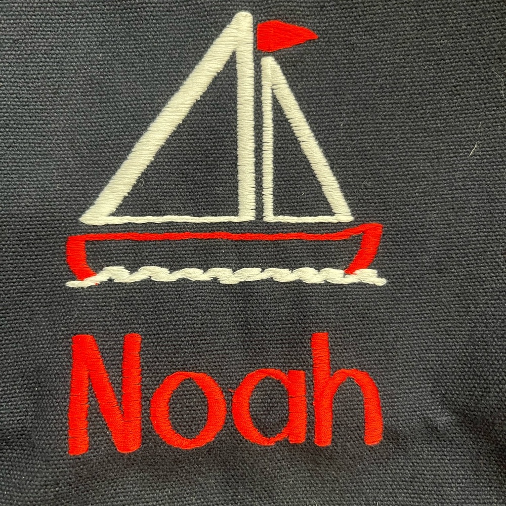 NOAH - Nautical Embroidered Twill Duffle Bag - Picture 7 of 9